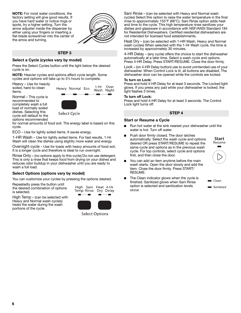 Whirlpool WDP350PAAB User Manual | Page 6 / 35