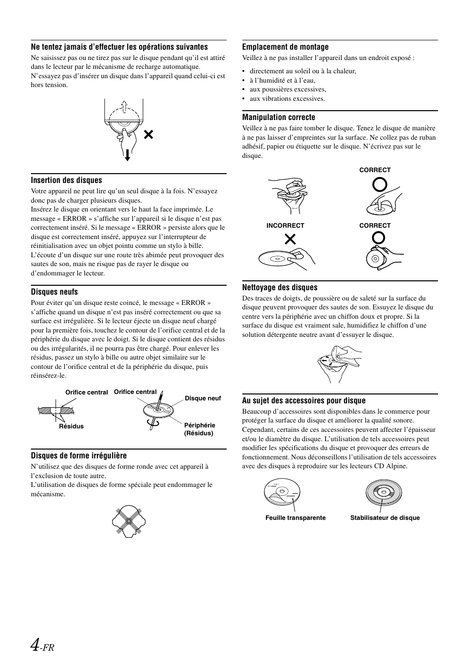 Alpine CDE-9872 User Manual | Page 36 / 89