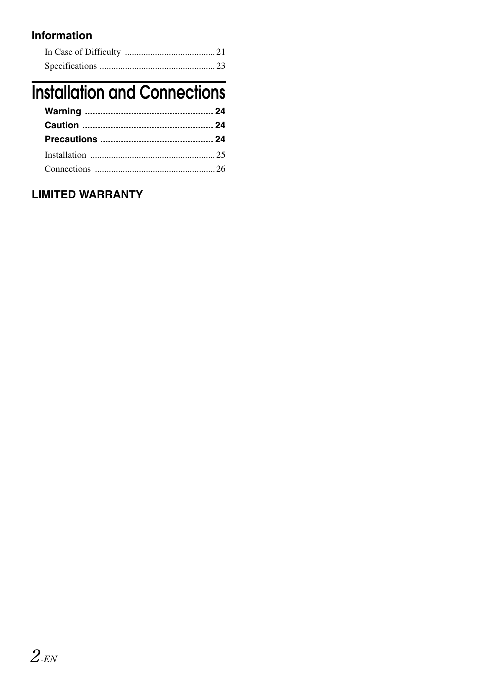 Installation and connections | Alpine CDE-9872 User Manual | Page 4 / 89