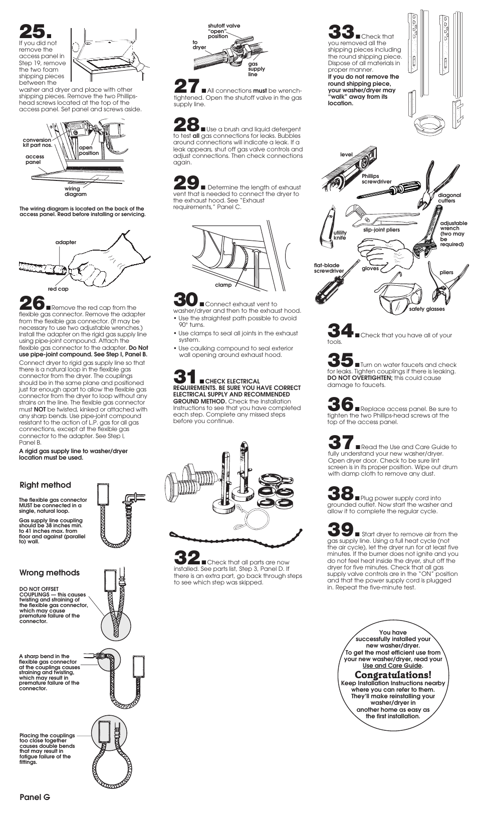 Whirlpool LTG5243DQ User Manual | Page 8 / 9