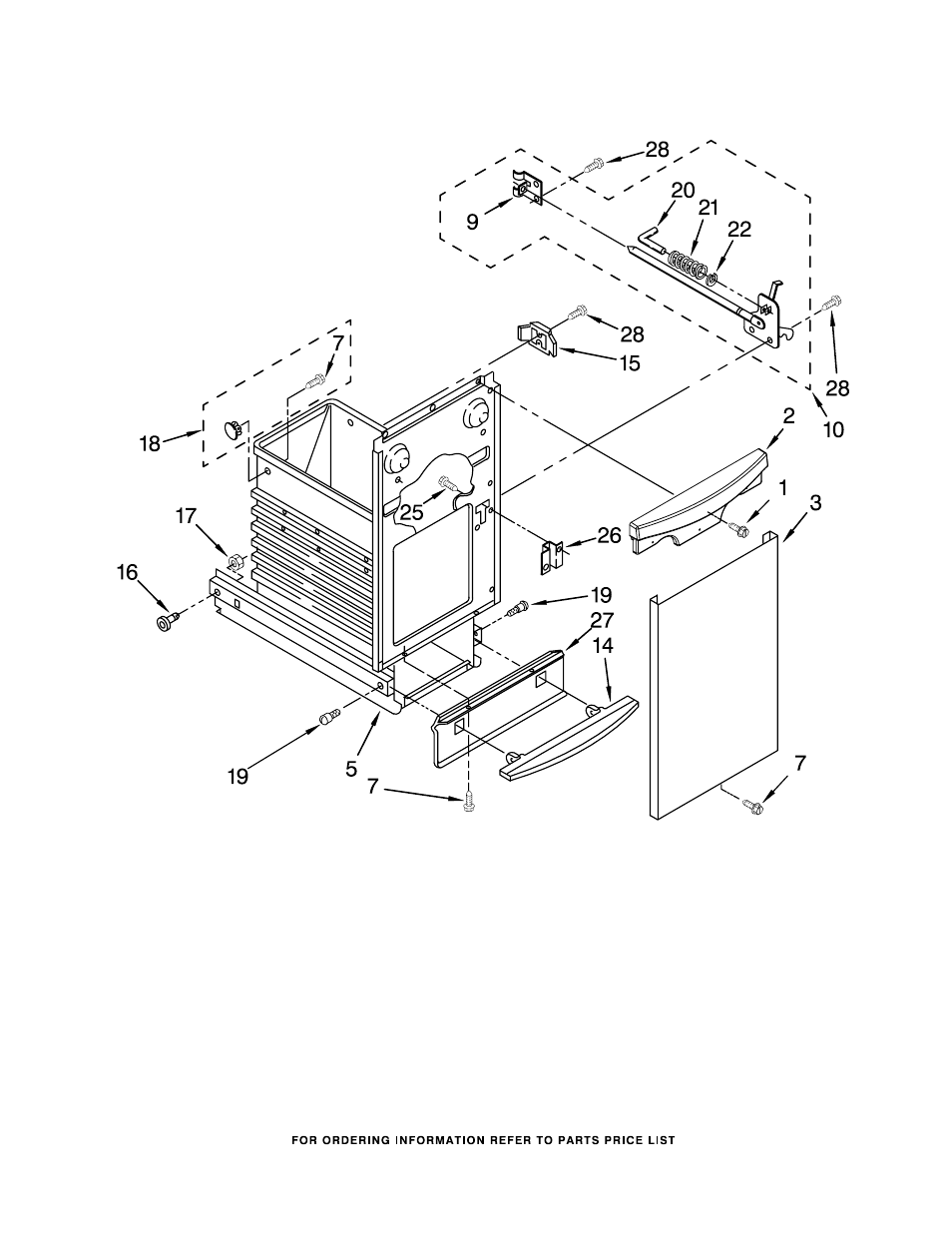 Container, Container parts | Whirlpool GC900QPPB User Manual | Page 5 / 8