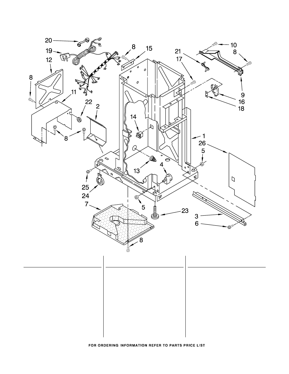 Frame, Frame parts | Whirlpool TU950QPXS User Manual | Page 2 / 6