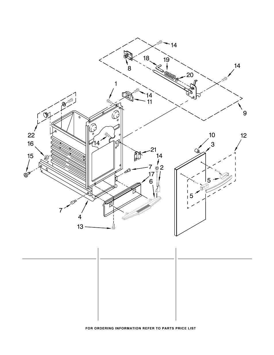 Container, Container parts | Whirlpool TU950QPXS User Manual | Page 4 / 6