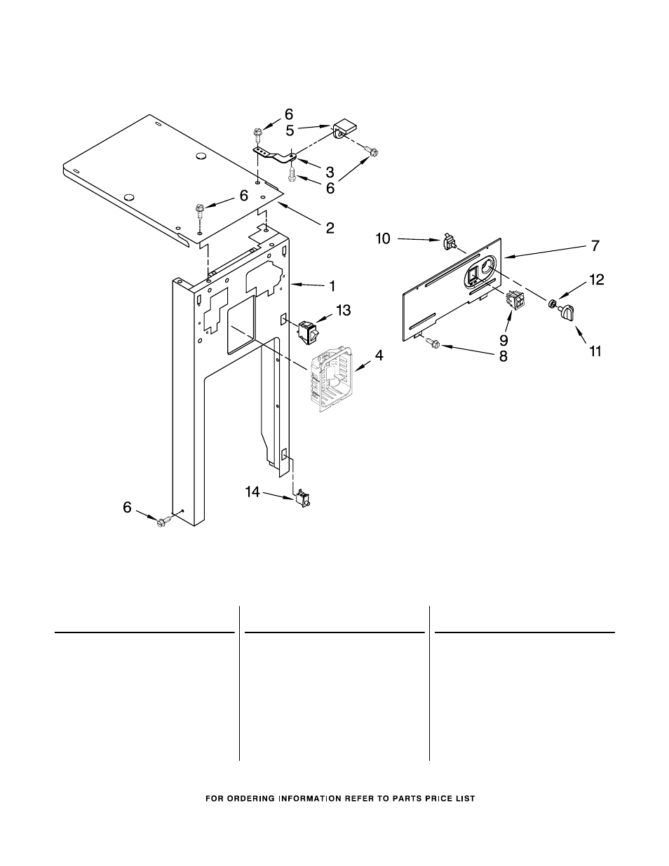 Panel and control, Panel and control parts | Whirlpool TU950QPXS User Manual | Page 5 / 6