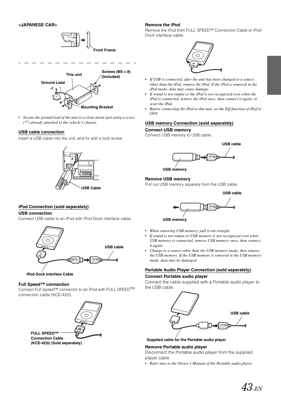 Alpine IDA-X100 User Manual | Page 45 / 143