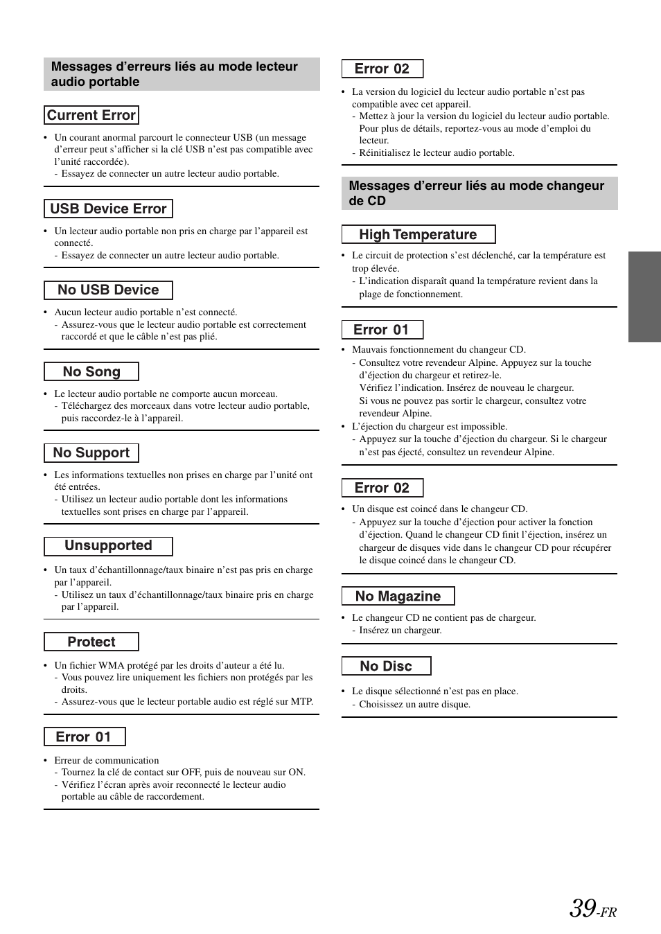 Alpine IDA-X100 User Manual | Page 89 / 143