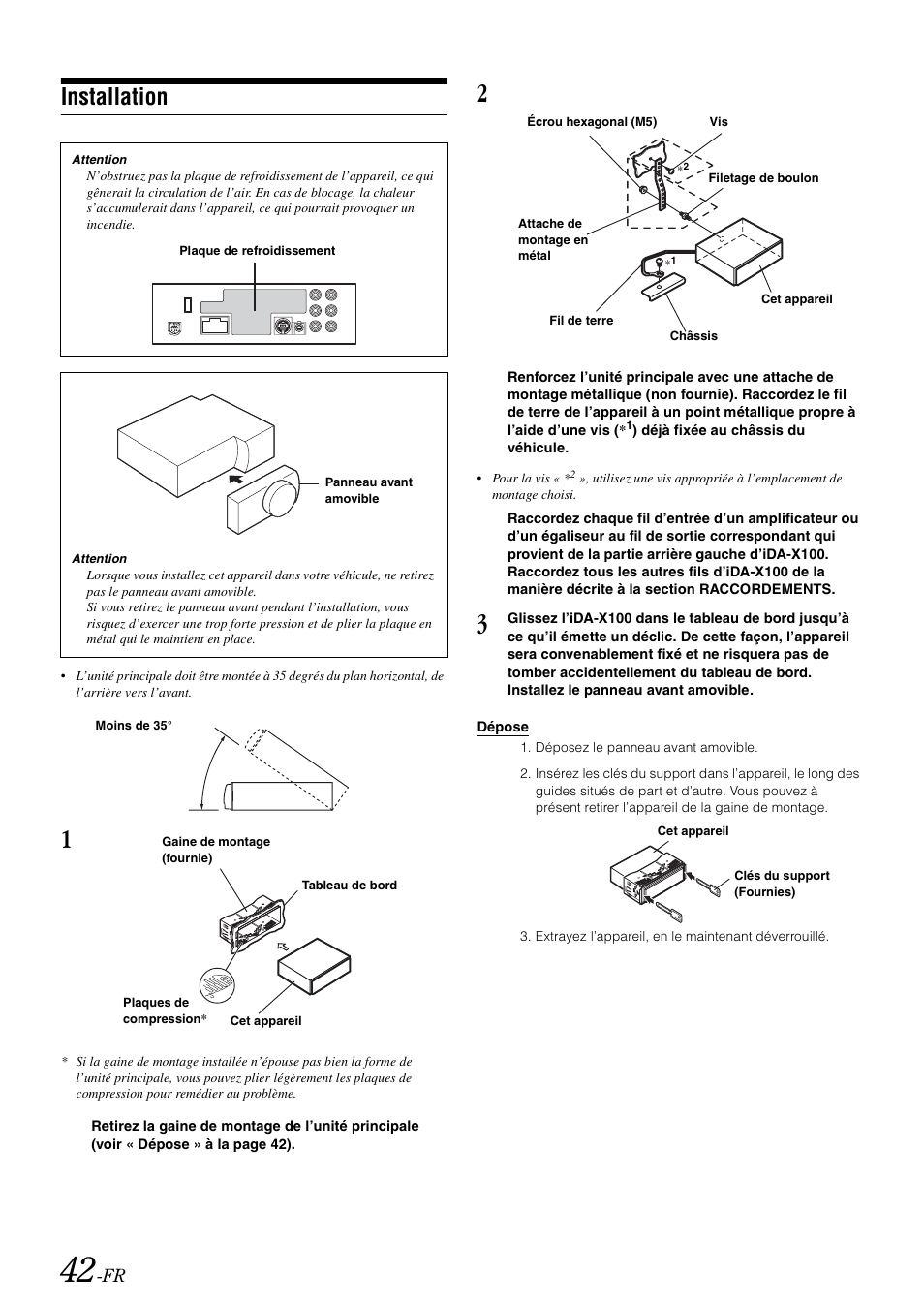 Installation | Alpine IDA-X100 User Manual | Page 92 / 143