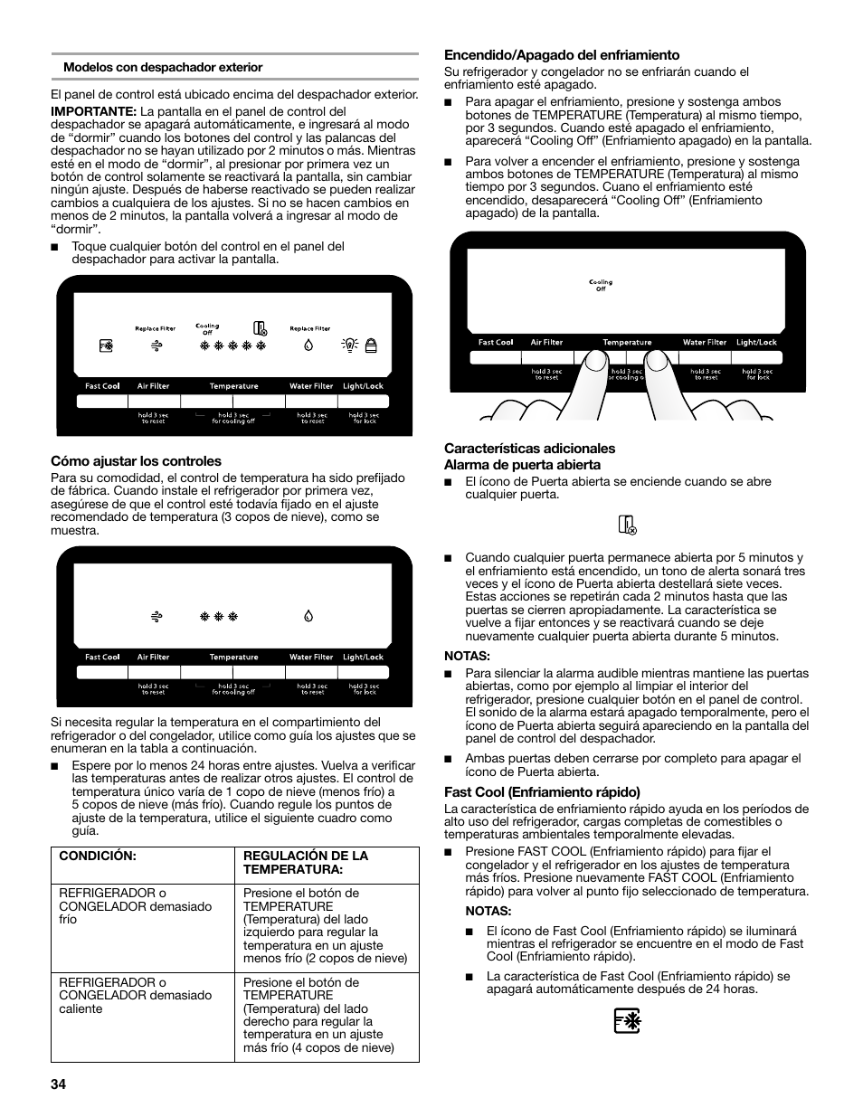 Whirlpool WRT771REYB User Manual | Page 34 / 72