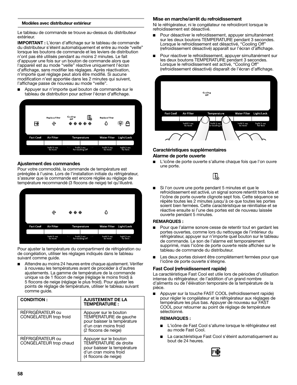 Whirlpool WRT771REYB User Manual | Page 58 / 72