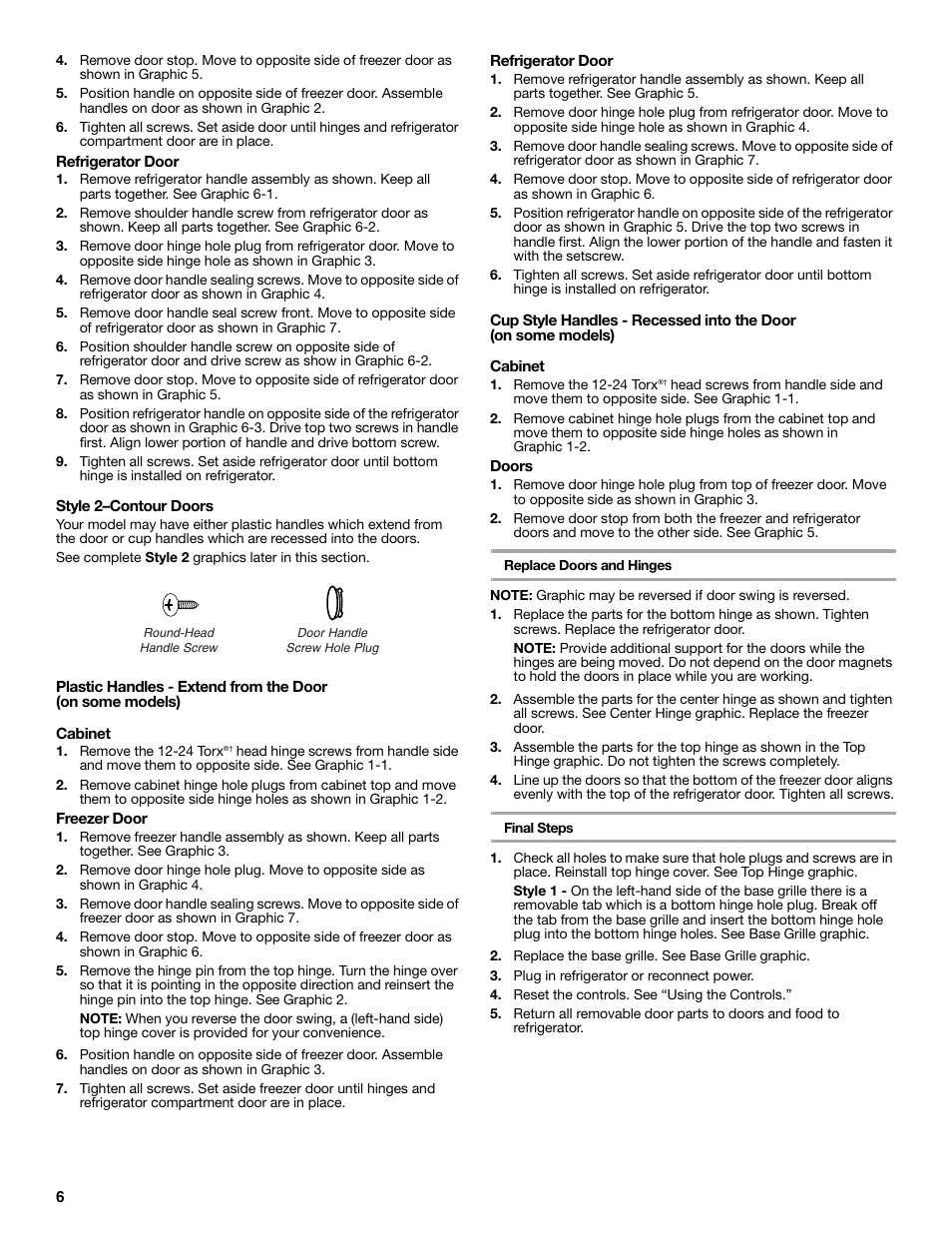 Whirlpool WRT138TFYB User Manual | Page 6 / 60