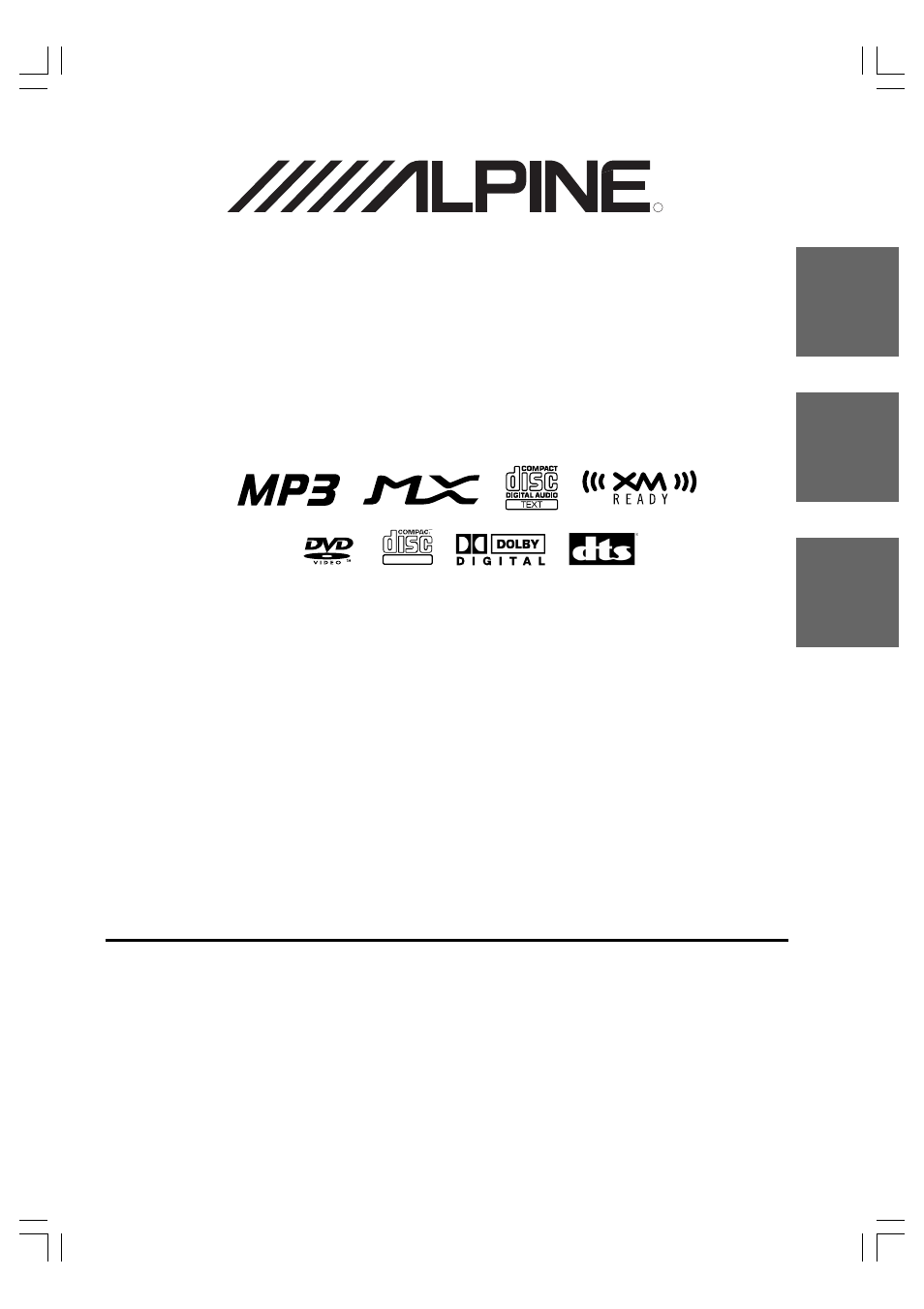 Alpine DVA-7996 User Manual | 64 pages