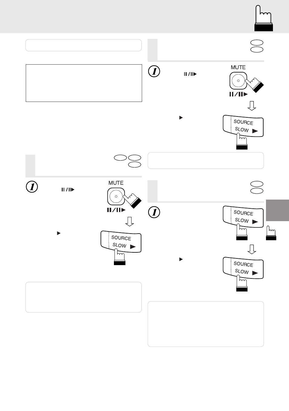 Playing still frames (pausing), Frame-by-frame playback, Slow motion playback | Supplementary explanation | Alpine DVA-5205P User Manual | Page 15 / 72