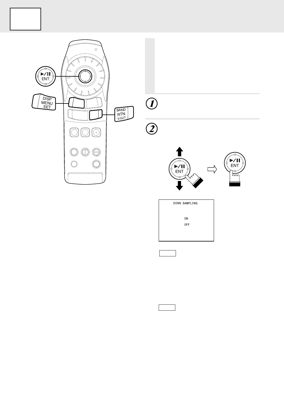 Set up, Changing the down sampling setting | Alpine DVA-5205P User Manual | Page 30 / 72