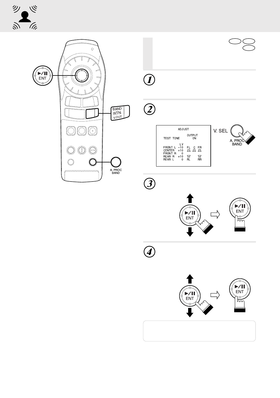 Adjust – adjusting the speaker level | Alpine DVA-5205P User Manual | Page 52 / 72