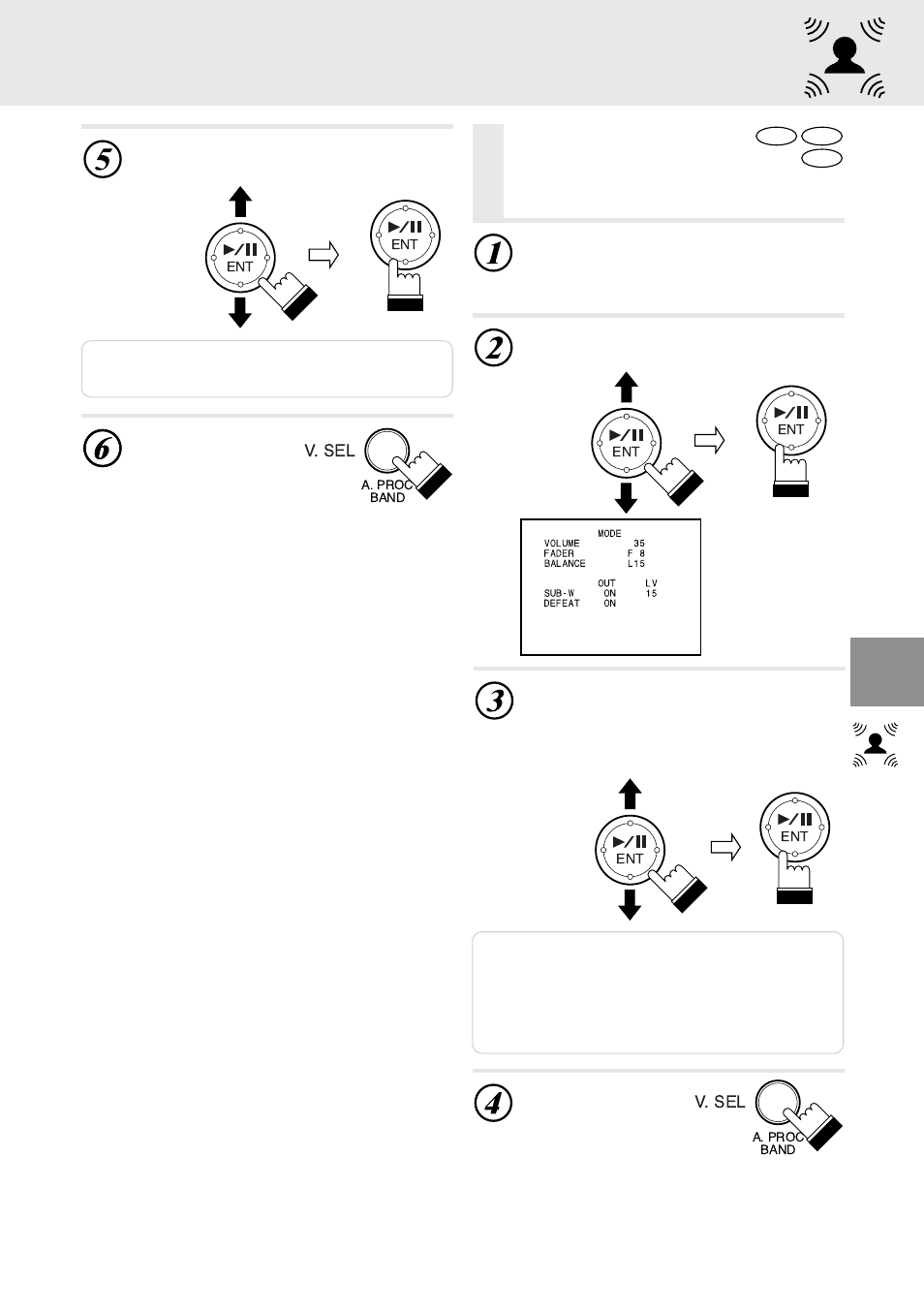 Mode, Mode – turning the defeat function on and off, Turning the defeat function on and off | Alpine DVA-5205P User Manual | Page 55 / 72