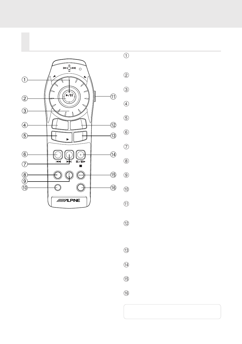 Operating audio for the alpine ai-net, Functions of remote control unit buttons | Alpine DVA-5205P User Manual | Page 70 / 72