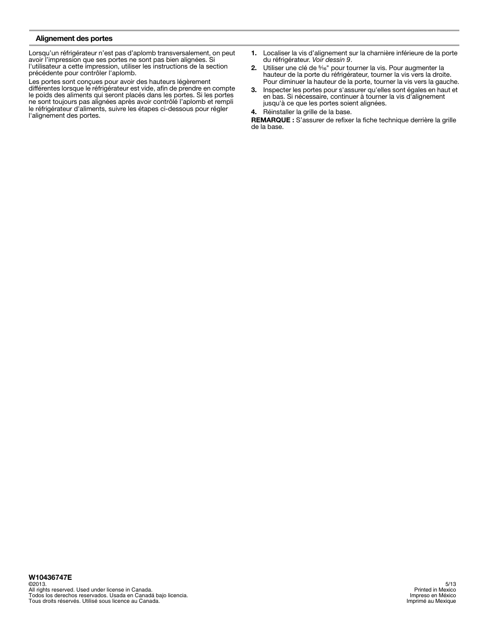 Whirlpool WRS325FDAM User Manual | Page 8 / 8