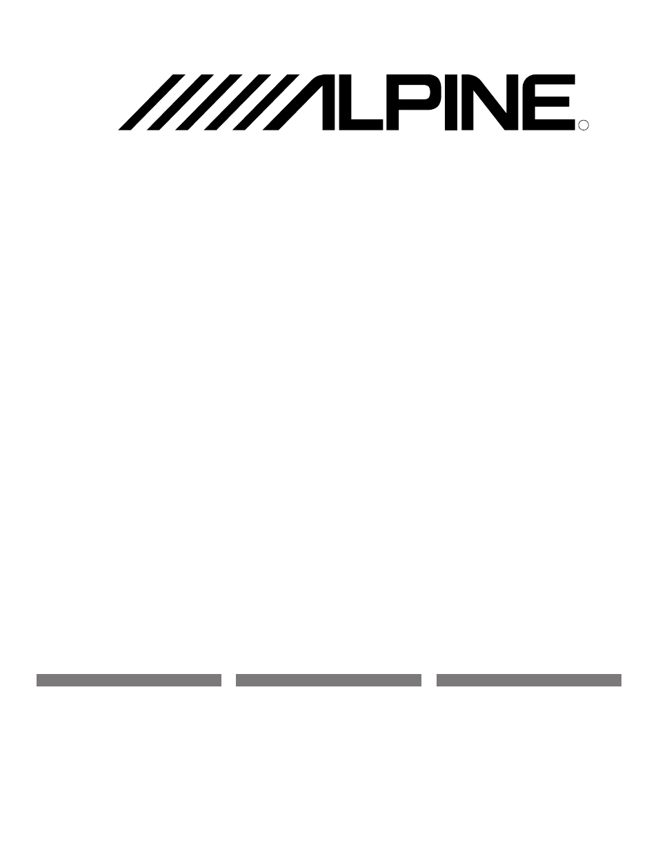 Alpine MRV-T420 User Manual | 16 pages