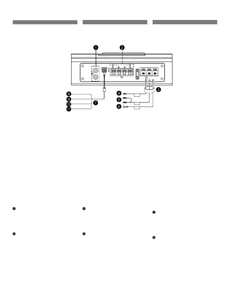 Connections, Connexions, Conexiones | Alpine MRV-T420 User Manual | Page 6 / 16