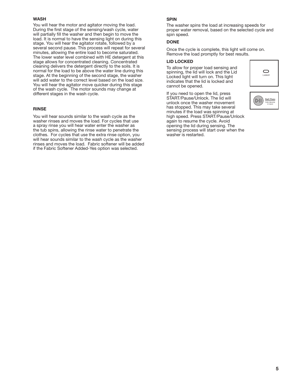 Whirlpool WTW4850BW User Manual | Page 5 / 36