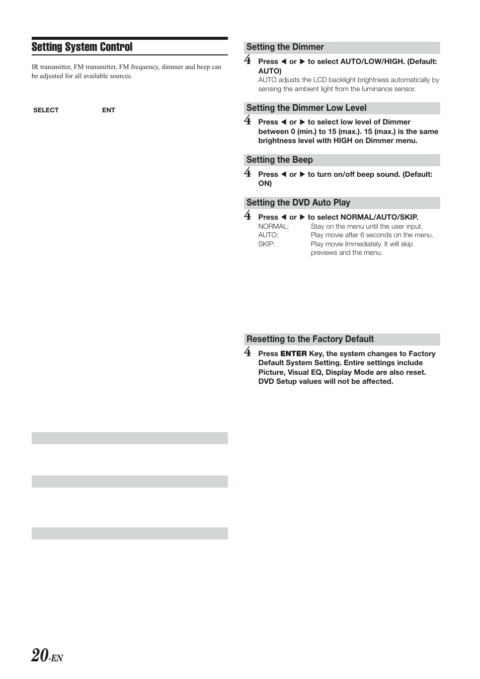 Alpine PKG-RSE2 User Manual | Page 22 / 36