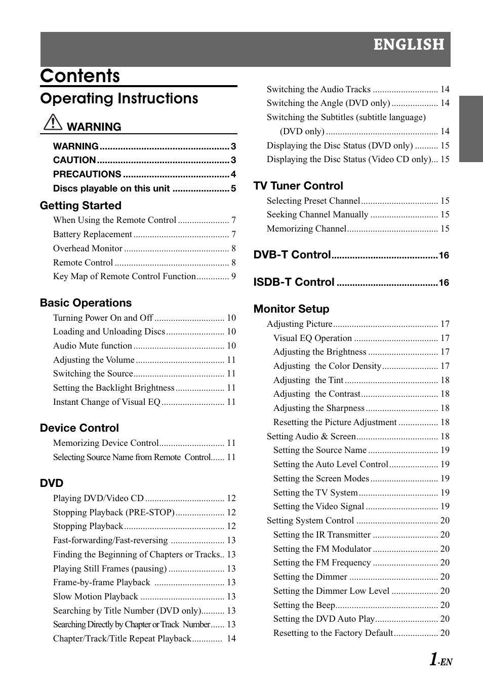 Alpine PKG-RSE2 User Manual | Page 3 / 36