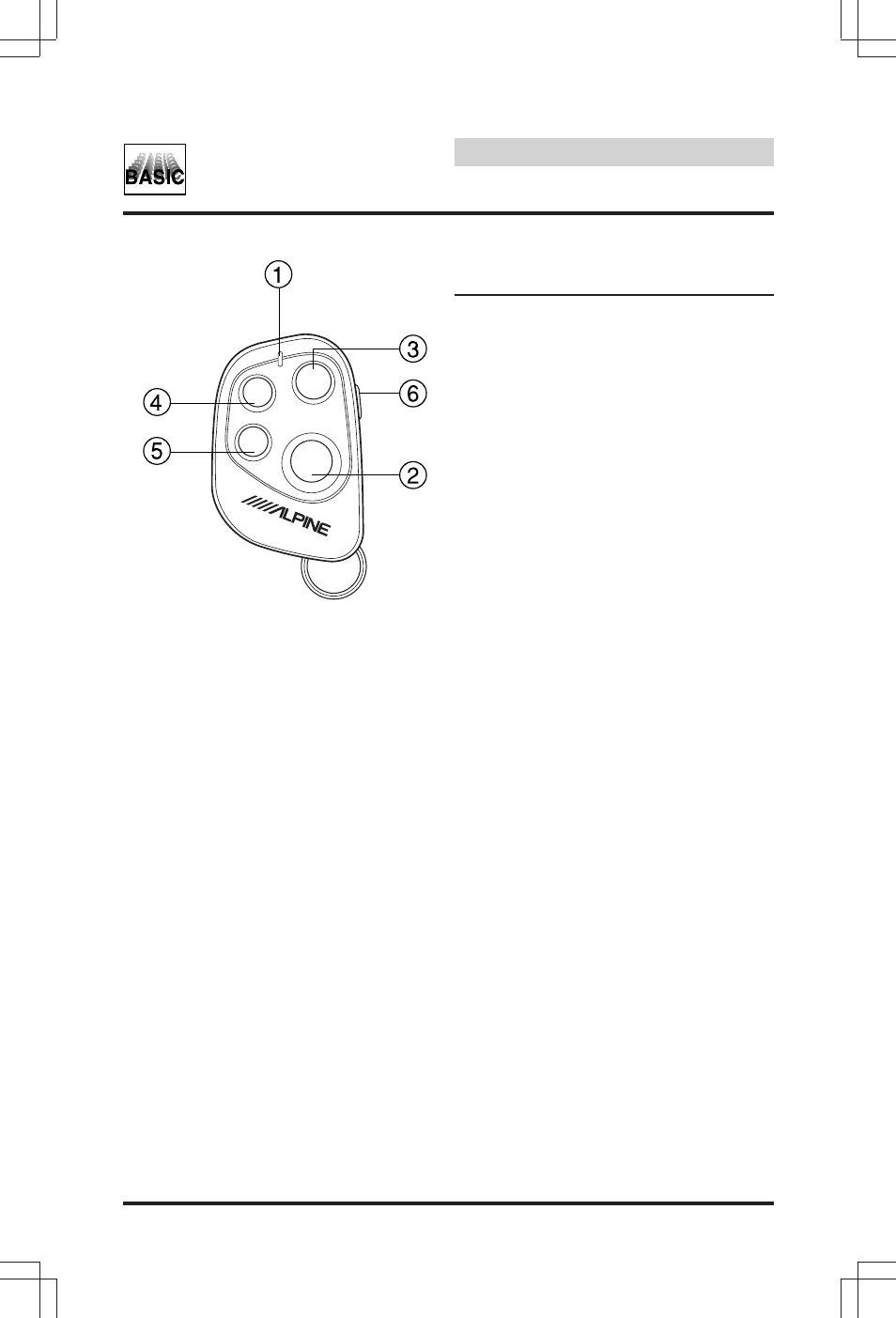 Basic operation, Remote control transmitter | Alpine SEA-8081 User Manual | Page 14 / 176