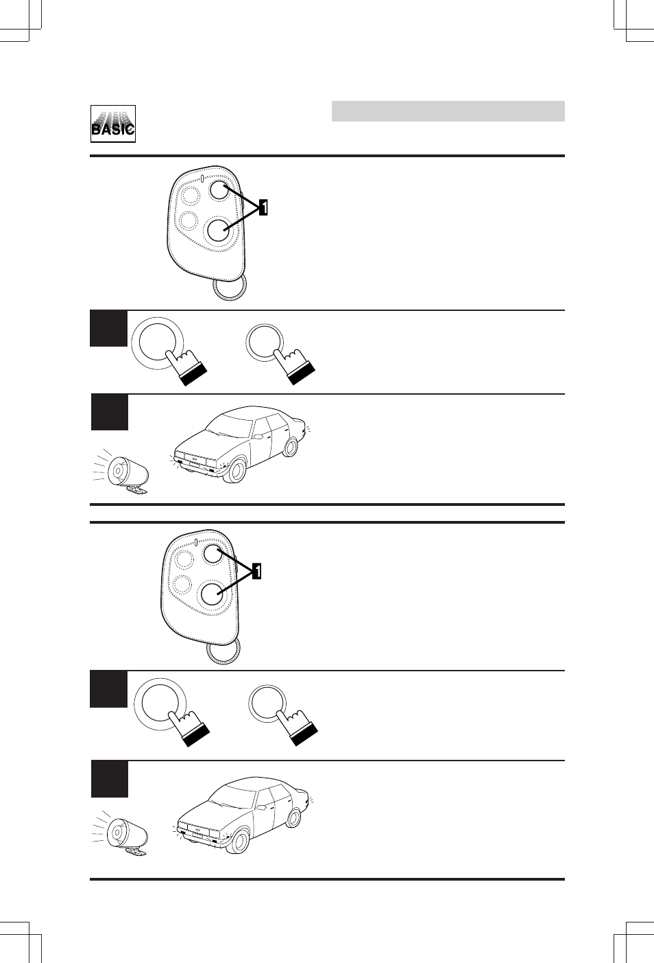 Basic operation, Turning the warning mode on, Turning the warning mode off | Alpine SEA-8081 User Manual | Page 50 / 176