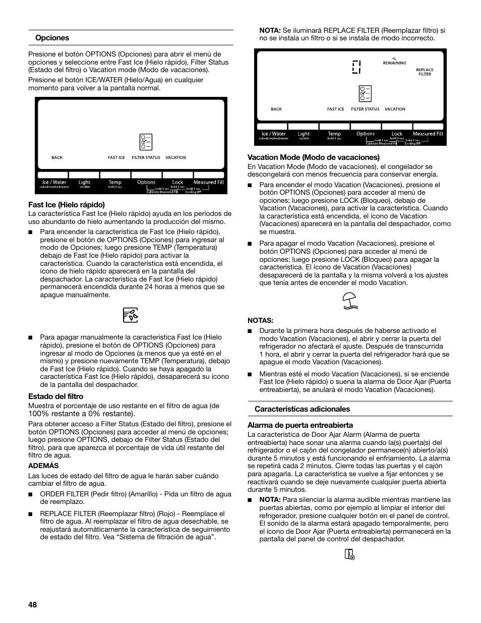 Whirlpool WRX988SIBM User Manual | Page 48 / 96