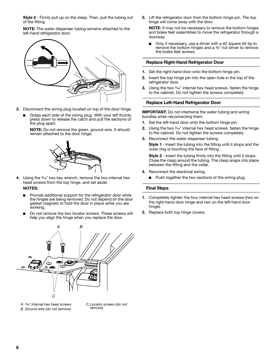 Whirlpool WRX988SIBM User Manual | Page 6 / 96