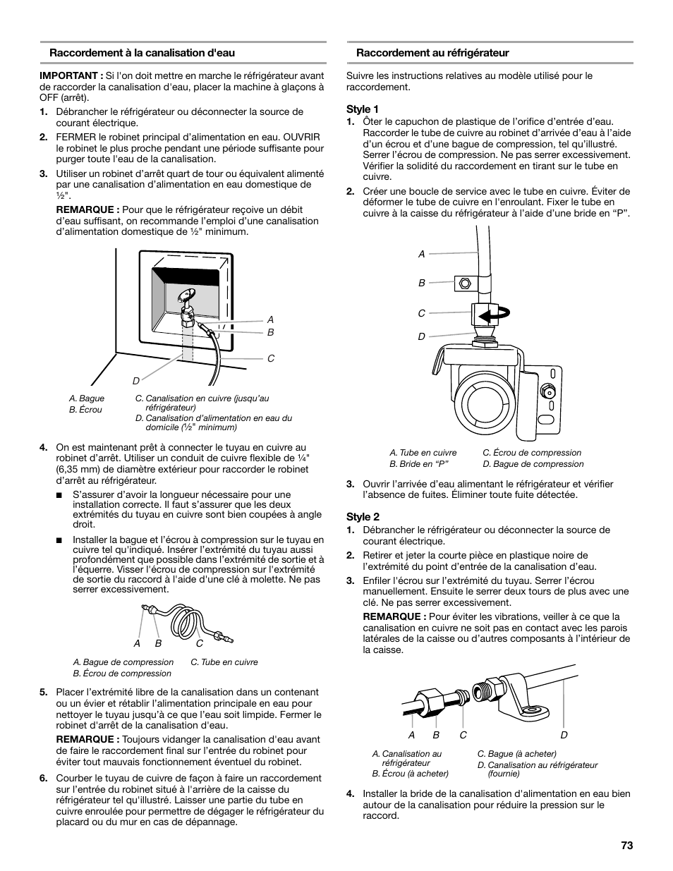 Whirlpool WRX988SIBM User Manual | Page 73 / 96