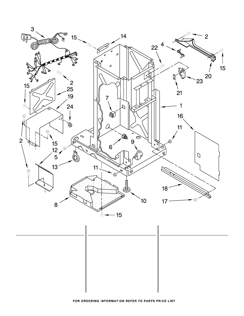 Frame, Frame parts | Whirlpool GX900QPPS User Manual | Page 2 / 6