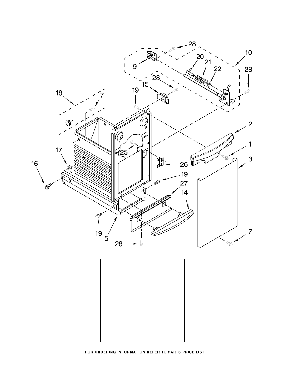 Container, Container parts | Whirlpool GX900QPPS User Manual | Page 4 / 6