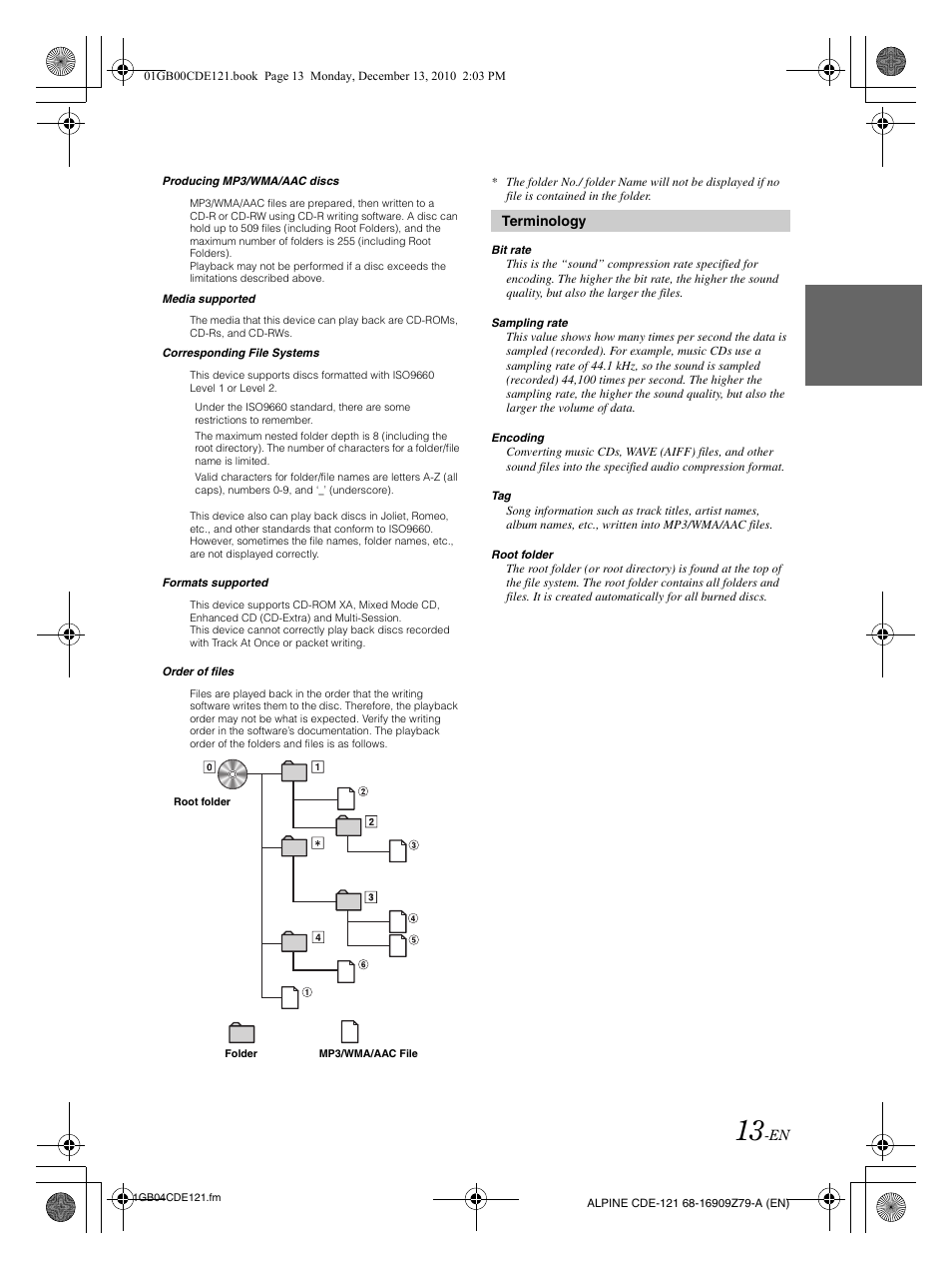 Alpine CDE-121 User Manual | Page 14 / 93