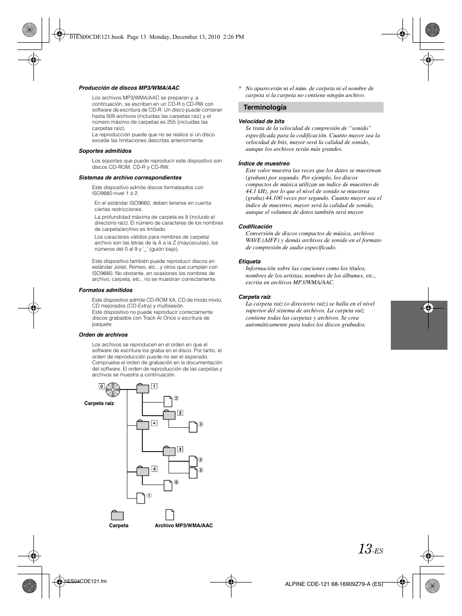 Alpine CDE-121 User Manual | Page 72 / 93