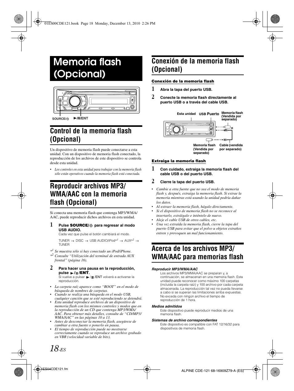 Alpine CDE-121 User Manual | Page 77 / 93