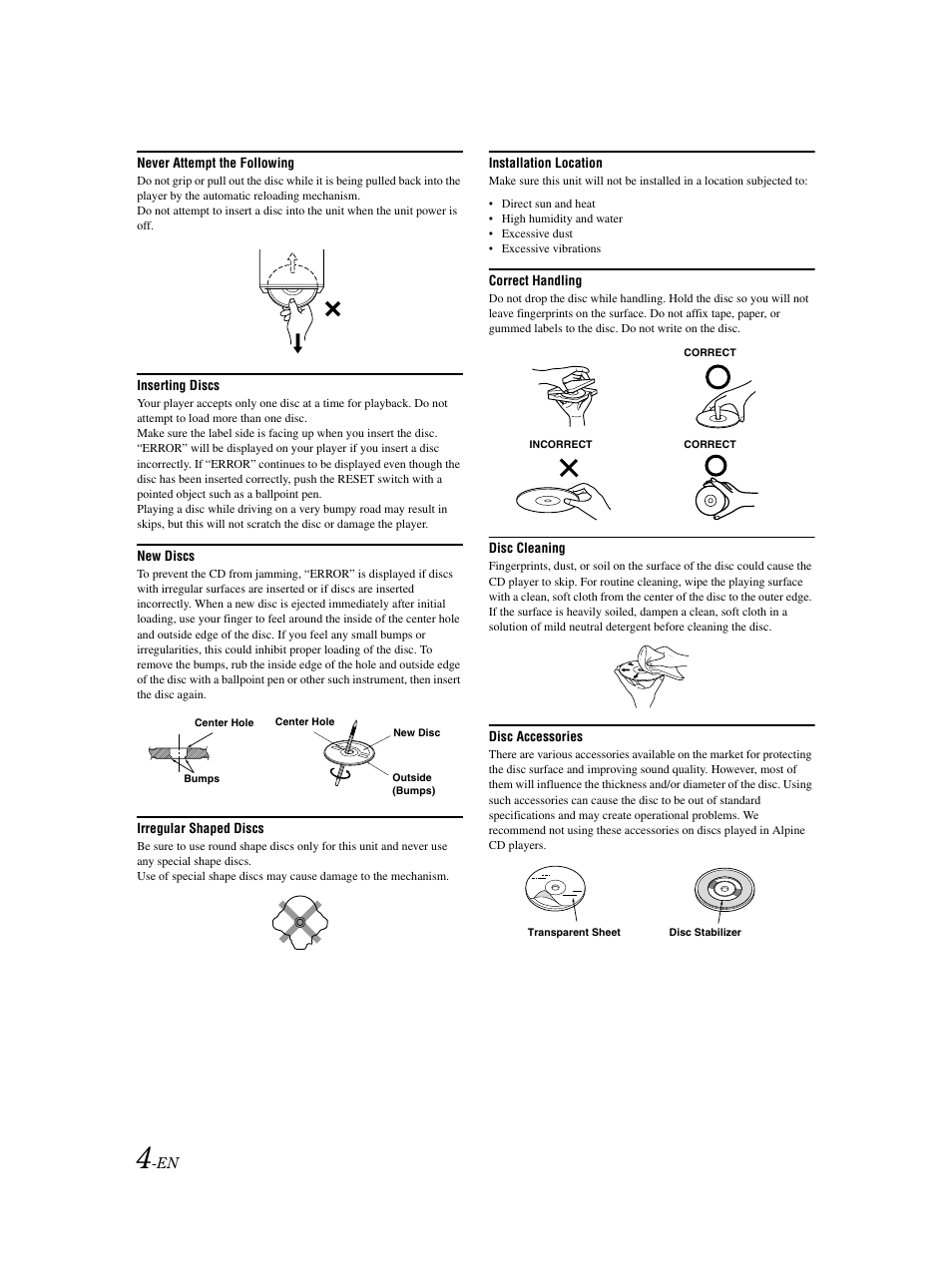 Alpine CDE-9873 User Manual | Page 5 / 31