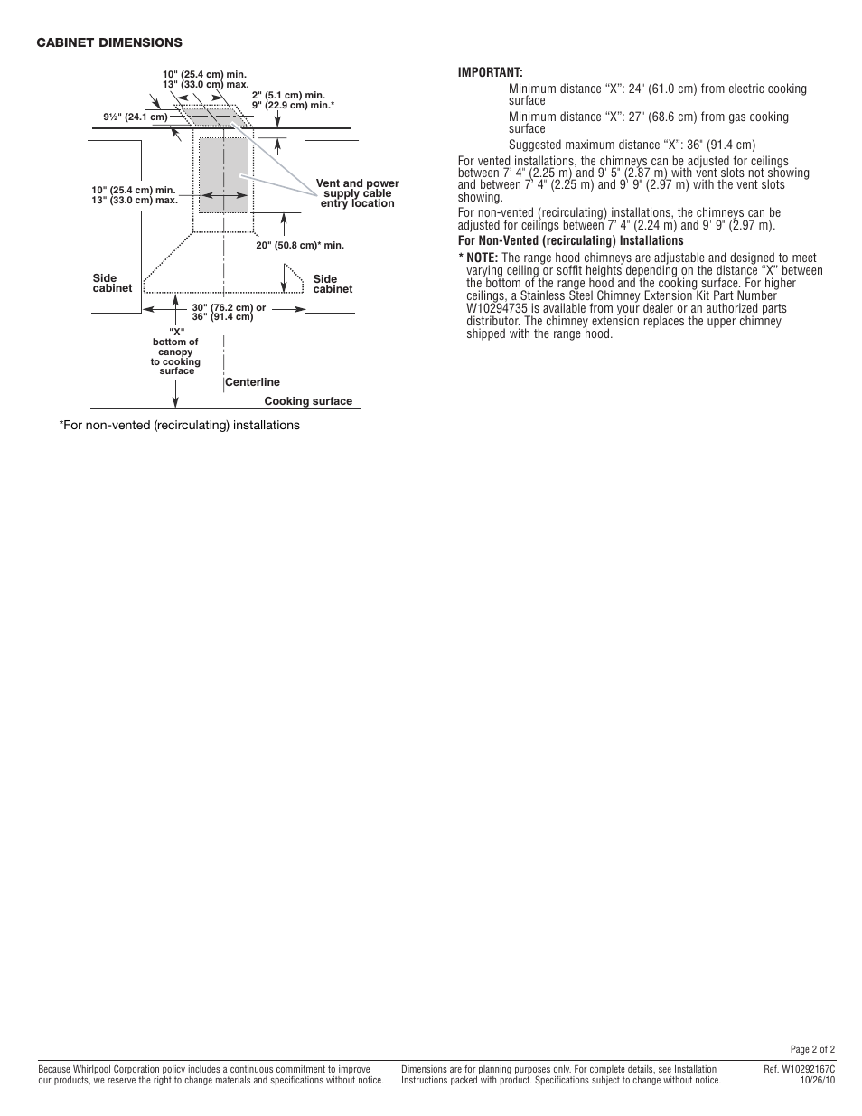 Whirlpool GXW6530DXS User Manual | Page 2 / 2