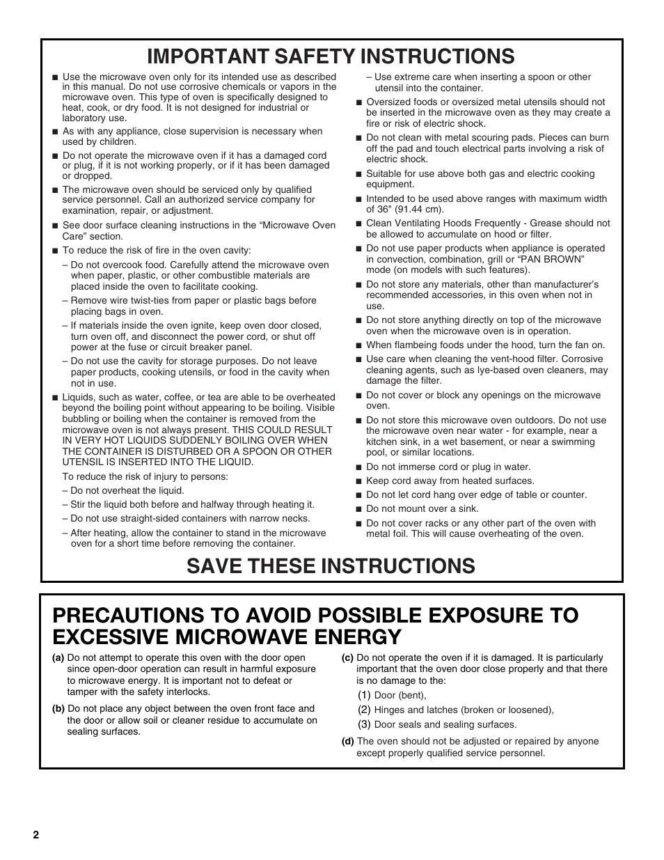 Whirlpool WMH32519CS User Manual | Page 2 / 8