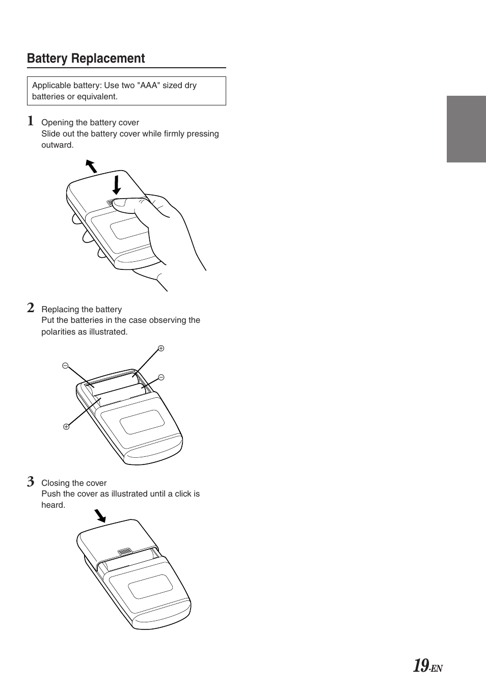 Battery replacement | Alpine CDA-7863 User Manual | Page 21 / 28