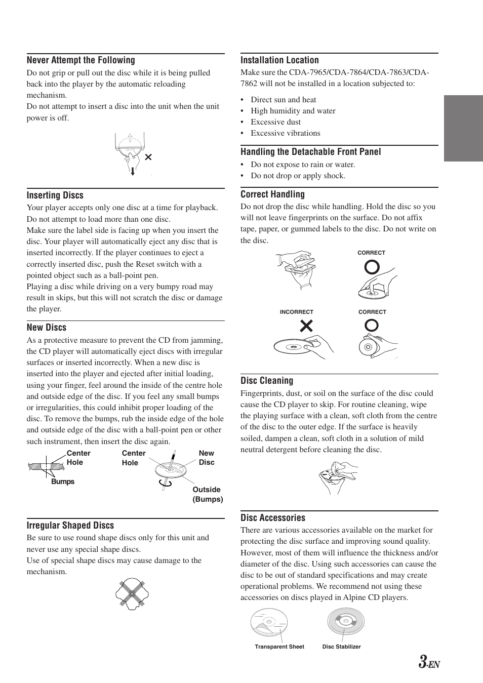 Alpine CDA-7863 User Manual | Page 5 / 28