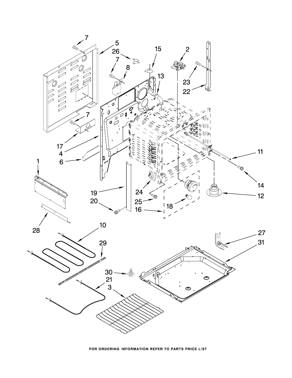 Chassis, Chassis parts | Whirlpool WDE150LVS User Manual | Page 3 / 6