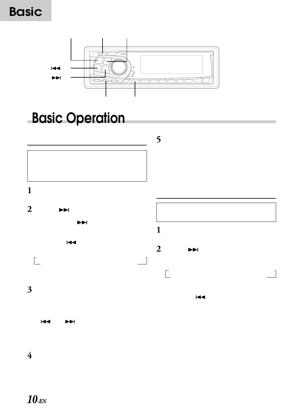 Basic operation, Basic, Setting the aux mode (v-link) | Demonstration | Alpine CDA-7876RB User Manual | Page 12 / 44