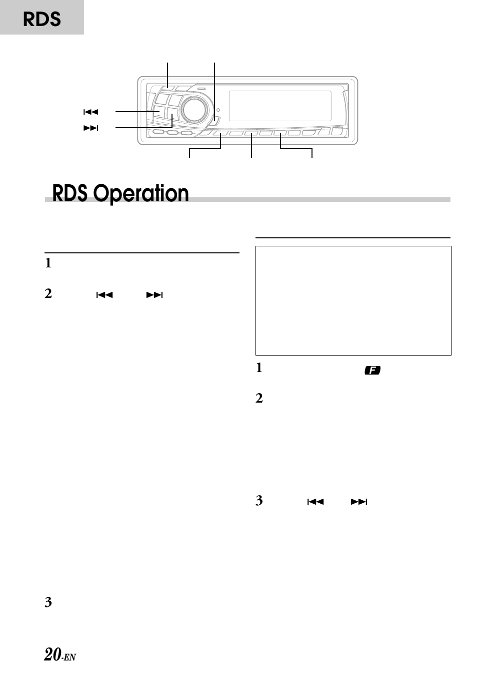 Rds operation, Priority pty (programme type) | Alpine CDA-7876RB User Manual | Page 22 / 44