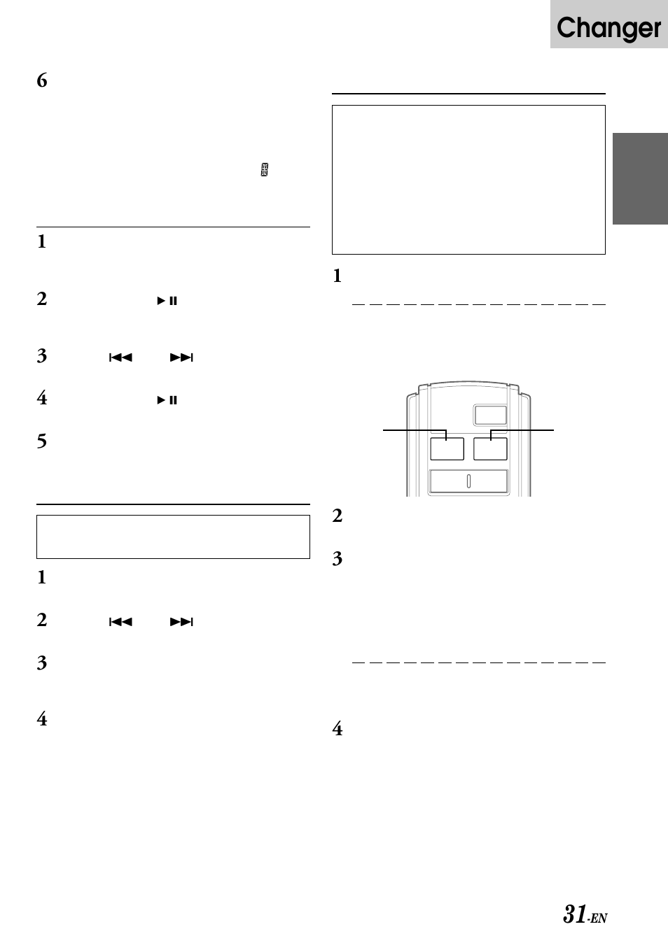 Changer, Erasing disc title, Searching for titled discs | Multi-changer selection | Alpine CDA-7876RB User Manual | Page 33 / 44