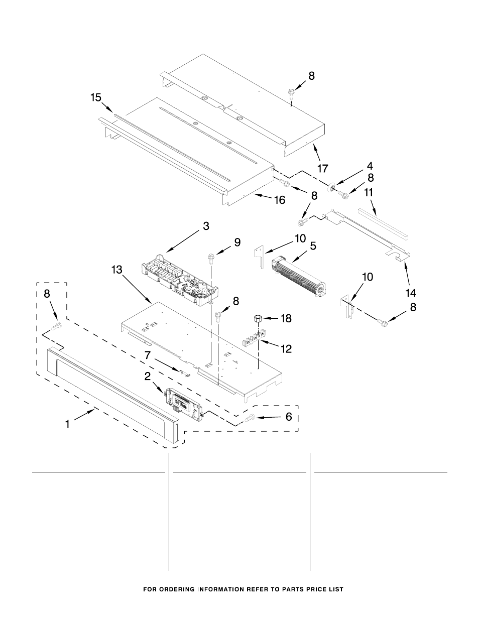 Control panel, Control panel parts | Whirlpool WOS92EC7AS User Manual | Page 5 / 6