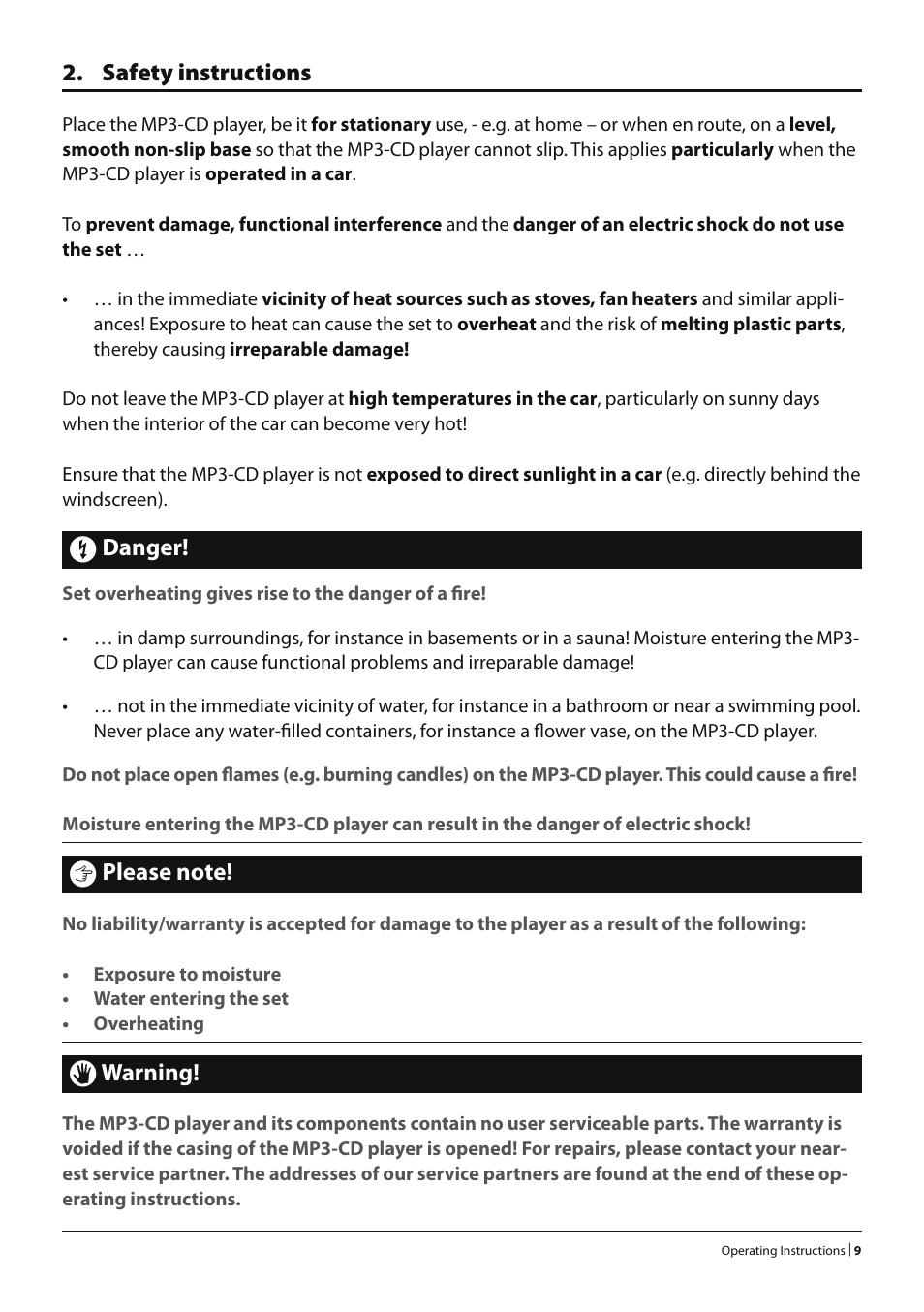 Alpine KH 2279 User Manual | Page 7 / 30