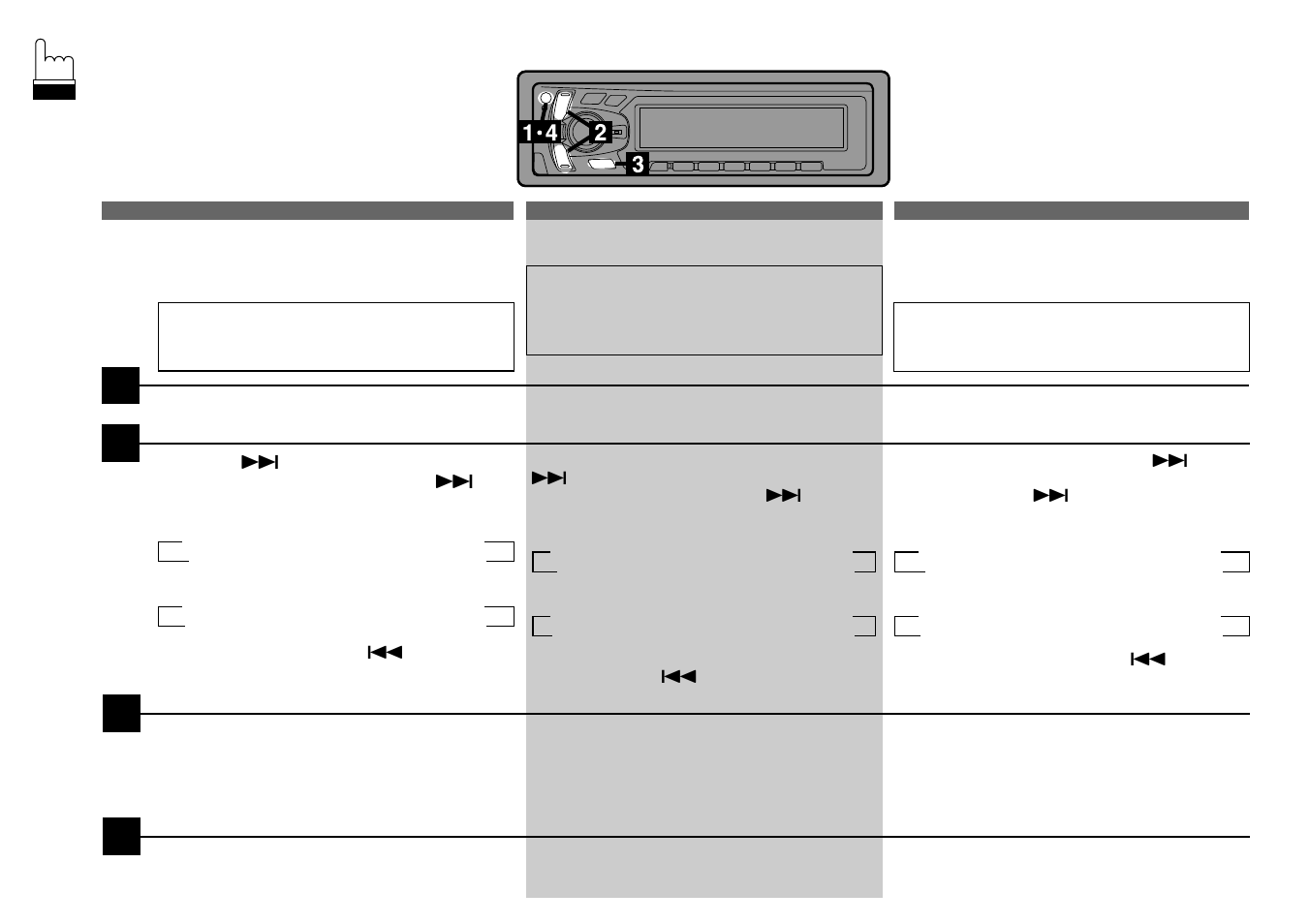 Sound (beep) guide function, Guide sonore (bip), Función de guía acústica (pitido) | Alpine CTA-1502R User Manual | Page 23 / 88