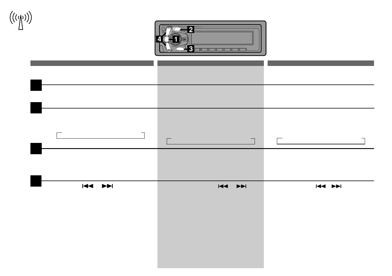 Manual tuning accord manuel sintonía manual | Alpine CTA-1502R User Manual | Page 29 / 88