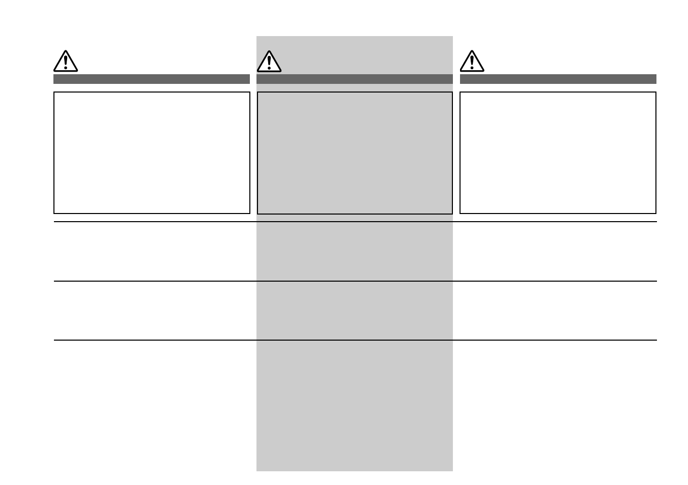 Warning avertissement advertencia | Alpine CTA-1502R User Manual | Page 3 / 88